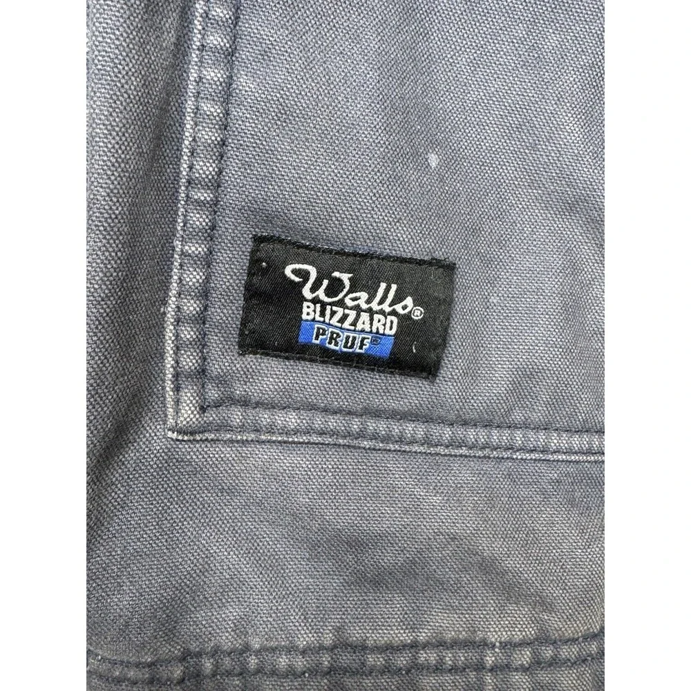 VTG Walls Blizzard Pruf Canvas Jacket Mens Large Chore Barn Work Distressed Coat - Picture 7 of 16